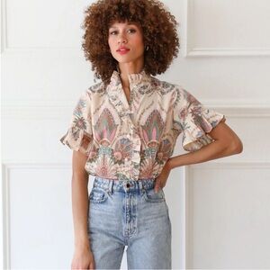 Mille Vanessa Top in Versailles Sz XXS